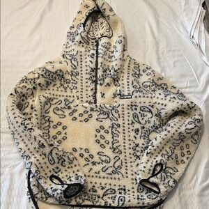 P.E Nation Cream and Black Teddy Jacket